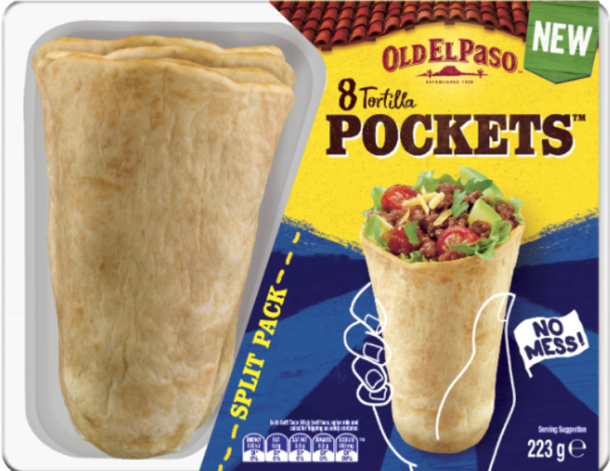 Old El Paso tortilla pockets