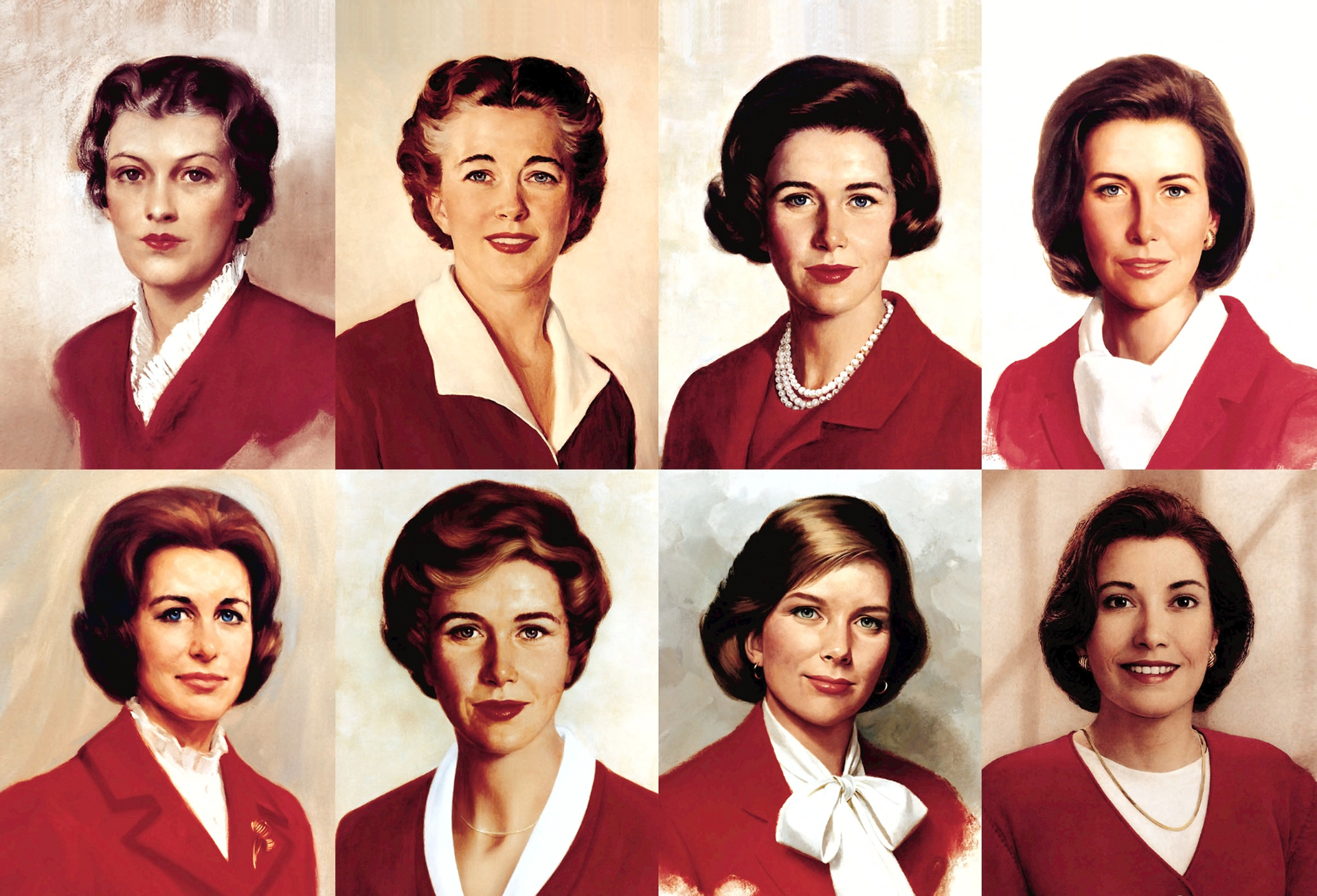 8 portraits of Betty Crocker created over the years